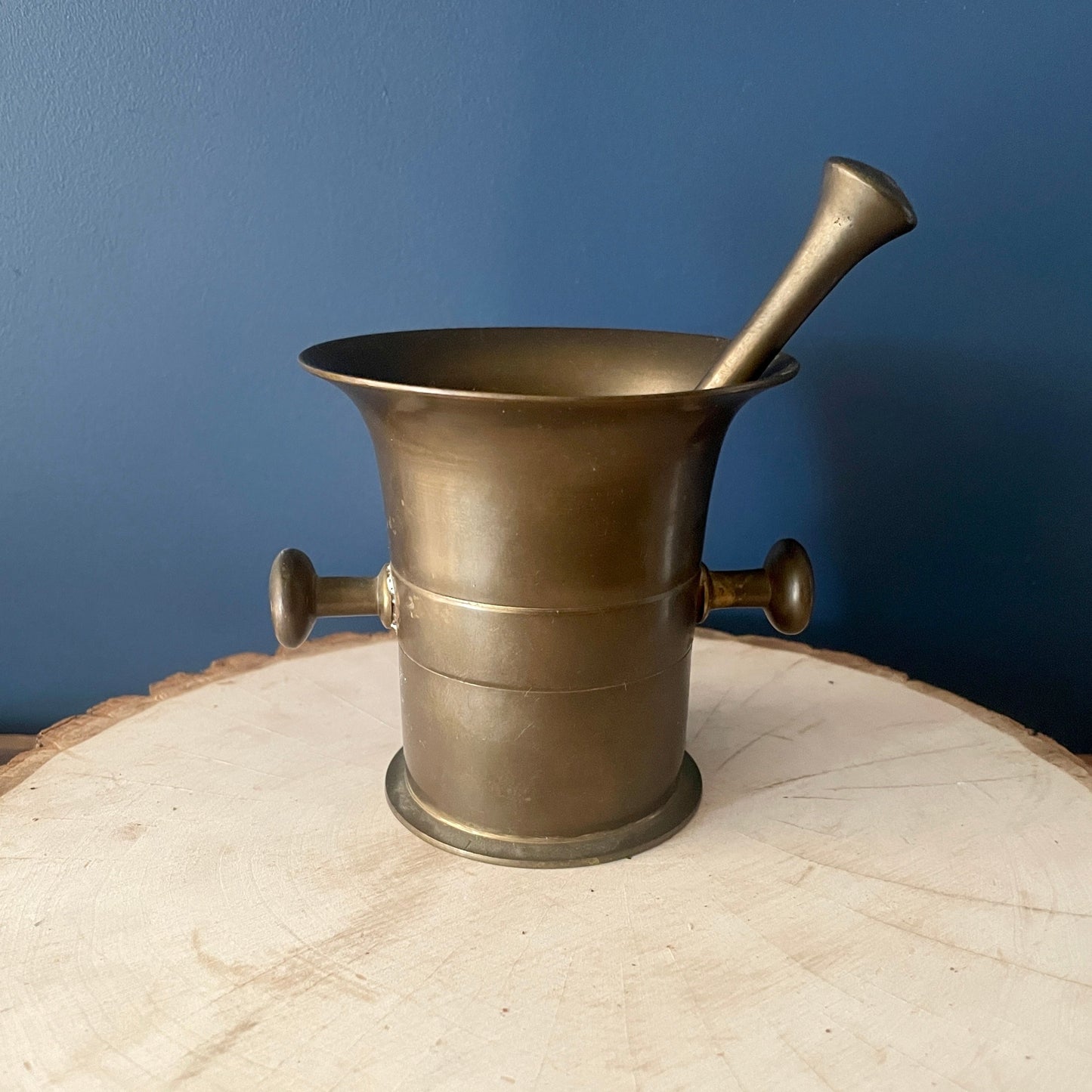 Brass Mortar and Pestle Set - Made in India