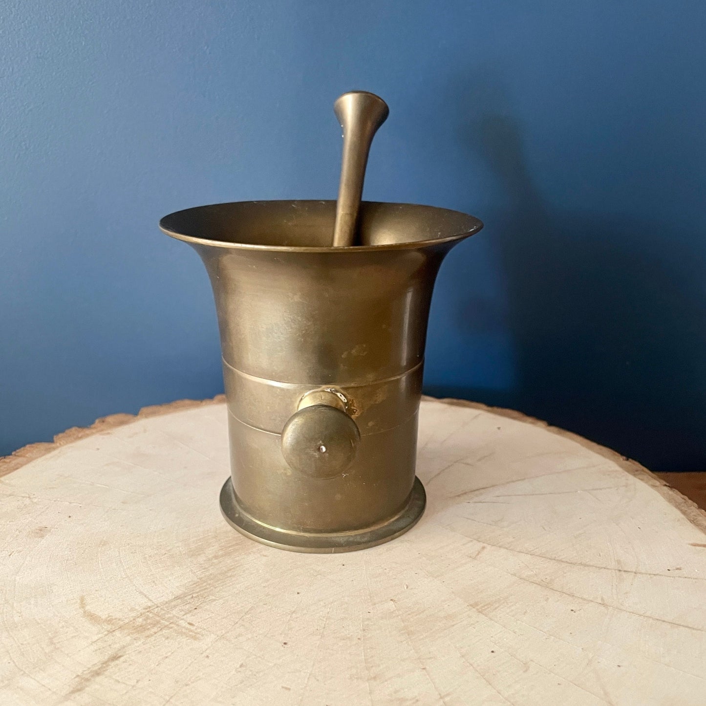 Brass Mortar and Pestle Set - Made in India