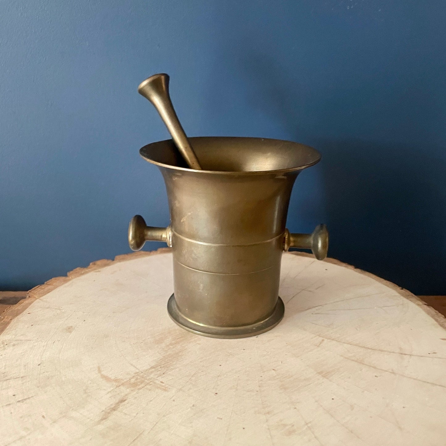 Brass Mortar and Pestle Set - Made in India