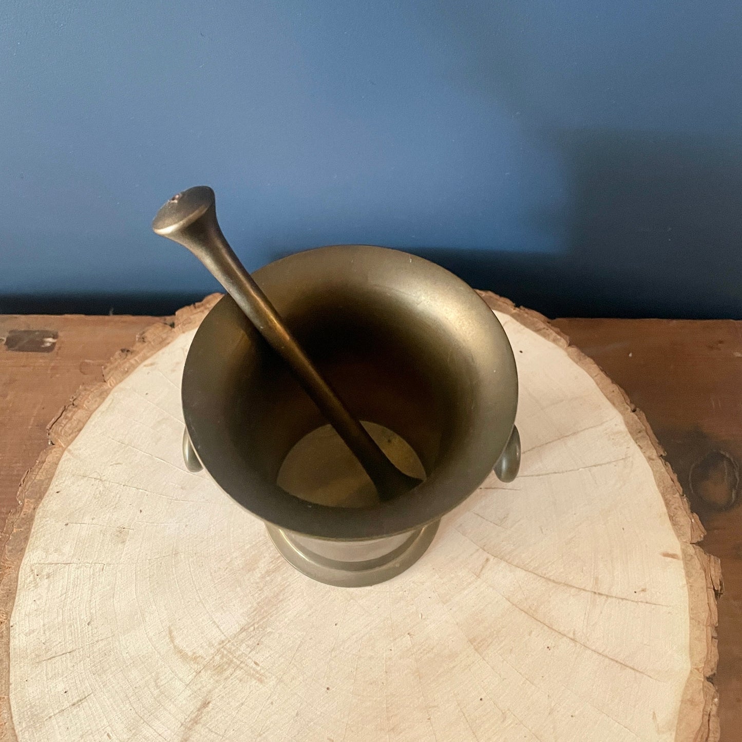 Brass Mortar and Pestle Set - Made in India