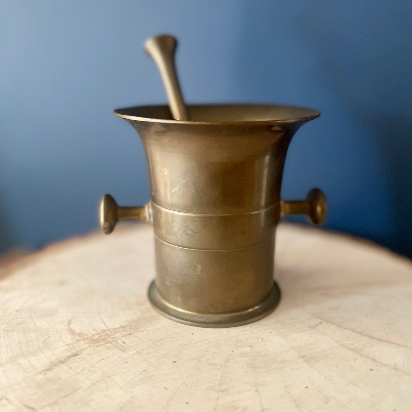 Brass Mortar and Pestle Set - Made in India